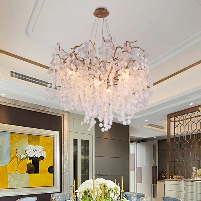 Люстра ручной работы round D80 FAIRYTREE ImperiumLoft