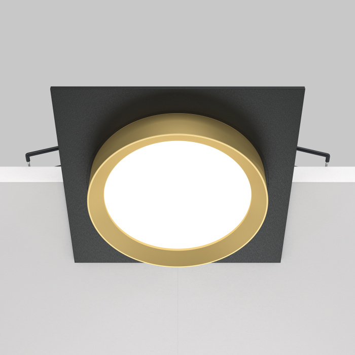 Встраиваемый светильник Maytoni Hoop DL086-GX53-SQ-BG