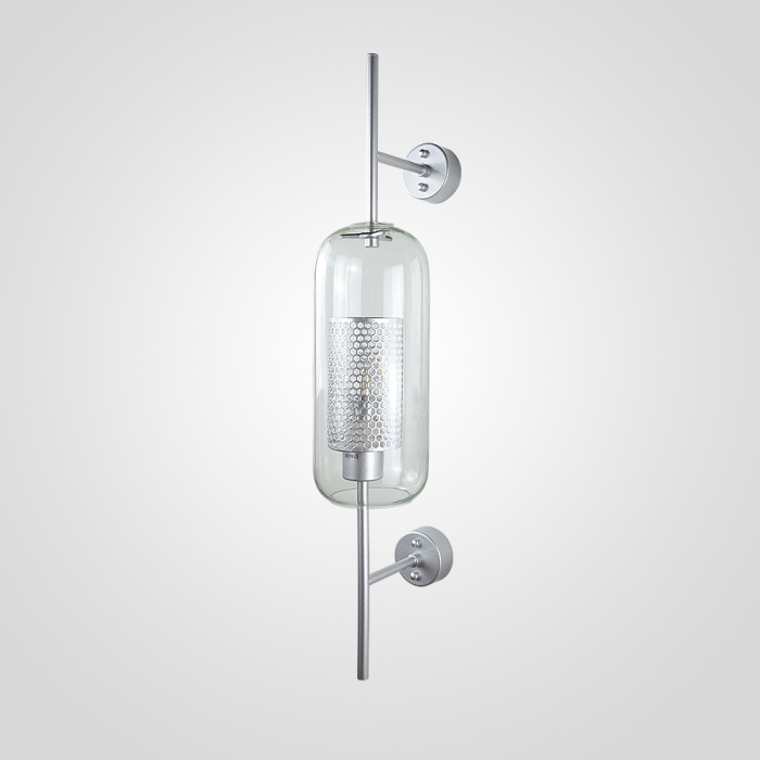 Настенный светильник CATCH WALL cylinder L67 stell ImperiumLoft