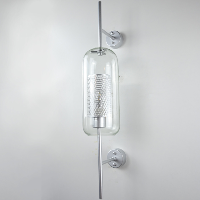 Настенный светильник CATCH WALL cylinder L67 stell ImperiumLoft