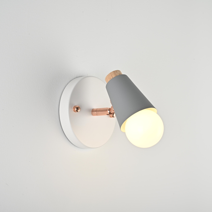 Настенный светильник ROTARY WALL Серый ImperiumLoft