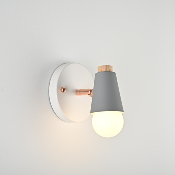 Настенный светильник ROTARY WALL Серый ImperiumLoft