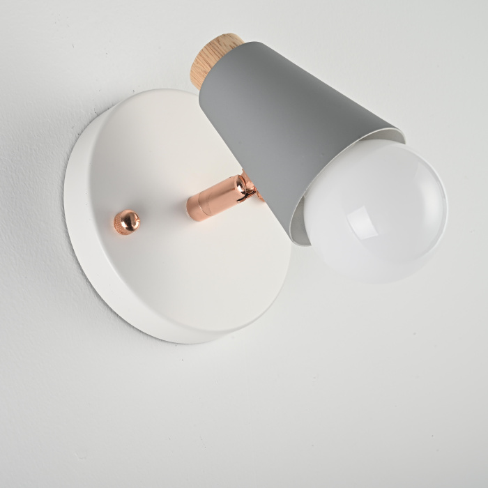 Настенный светильник ROTARY WALL Серый ImperiumLoft