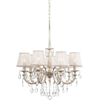 Подвесная люстра L&#039;ARTE LUCE DORIS L12607.64 с подвесками из хрусталя