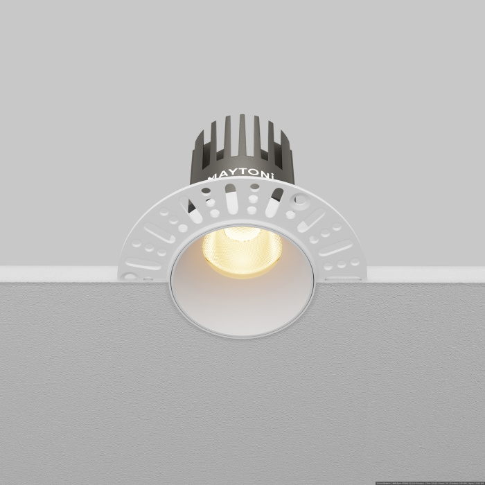 Встраиваемый светильник Maytoni Dip DL119-10W-2.7K-TRS-W