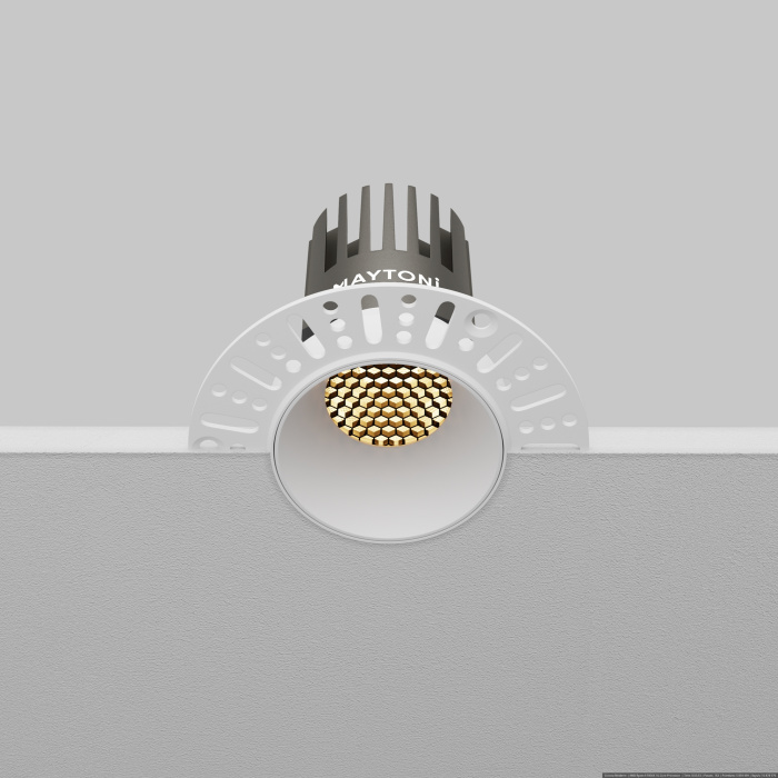 Встраиваемый светильник Maytoni Dip DL119-10W-2.7K-TRS-W