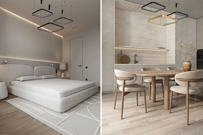 Светильник подвесной ITALLINE IT013-6024 black 3000K