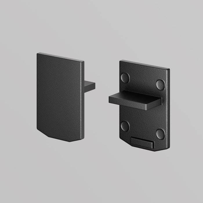 Заглушка для шинопровода, 2 шт. Levity Maytoni TRA184EC-1B