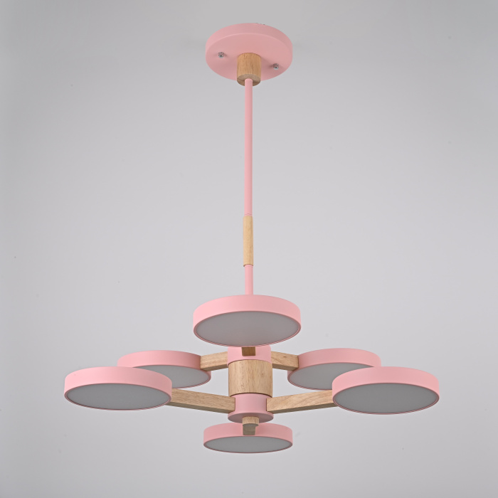 Подвесная люстра TURNA DBL L6 Pink ImperiumLoft