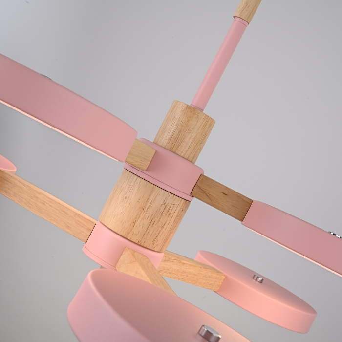 Подвесная люстра TURNA DBL L6 Pink ImperiumLoft