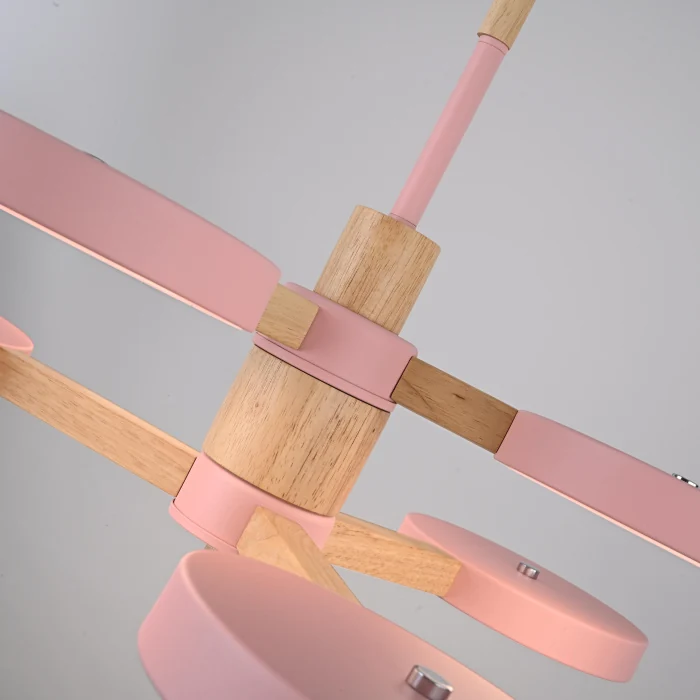 Подвесная люстра TURNA DBL L6 Pink ImperiumLoft