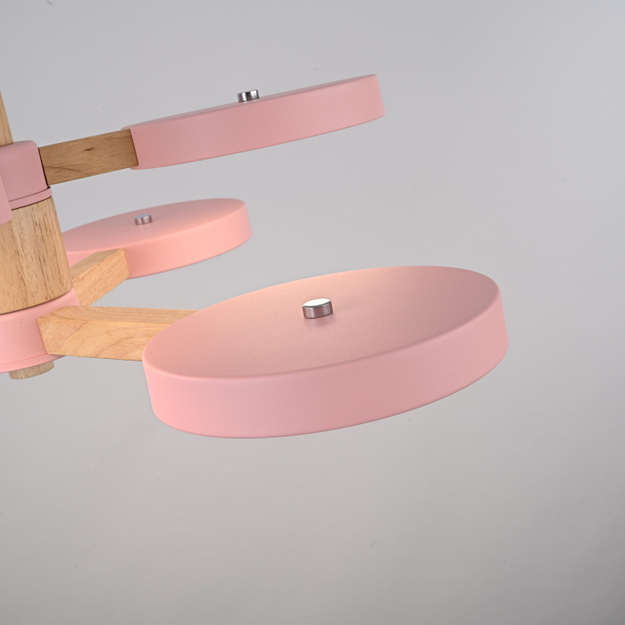 Подвесная люстра TURNA DBL L6 Pink ImperiumLoft