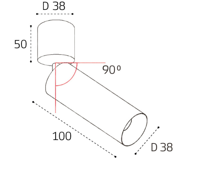 Спот поворотный Italline IT02-023 white 3000K