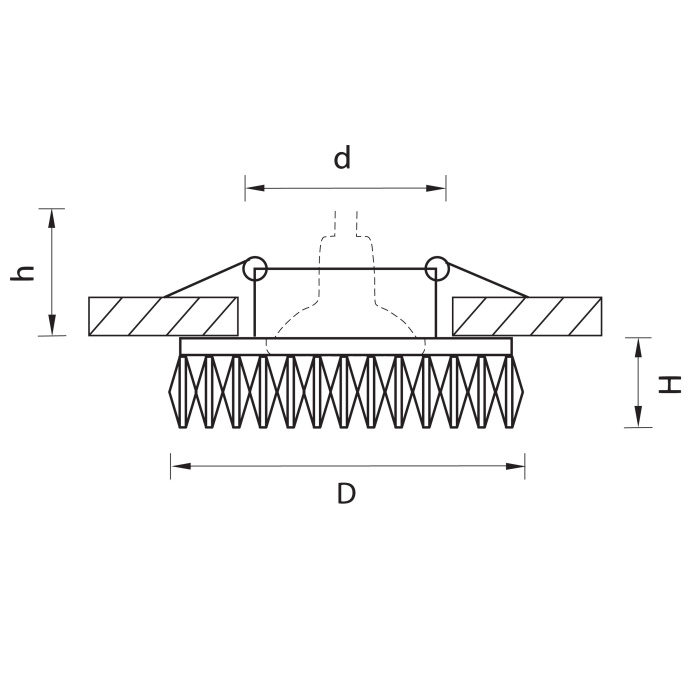 Встраиваемый светильник Ingrano LIGHTSTAR 2534