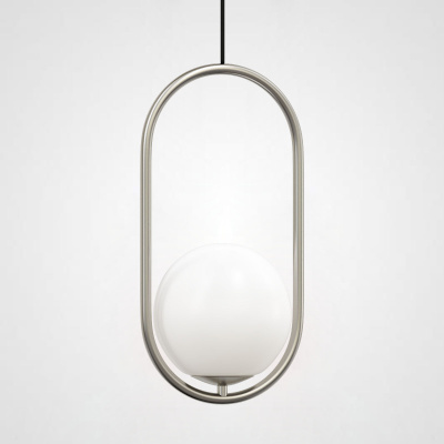 Подвесной светильник Matthew McCormick hoop 40 Silver MILA Pendant ImperiumLoft