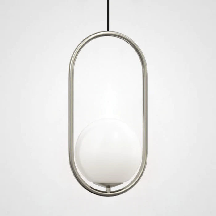 Подвесной светильник Matthew McCormick hoop 40 Silver MILA Pendant ImperiumLoft