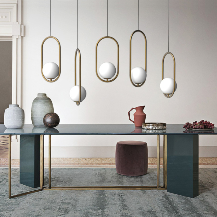 Подвесной светильник Matthew McCormick hoop 40 Silver MILA Pendant ImperiumLoft