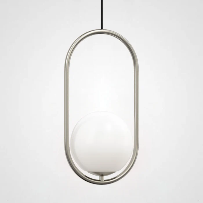 Подвесной светильник Matthew McCormick hoop 40 Silver MILA Pendant ImperiumLoft