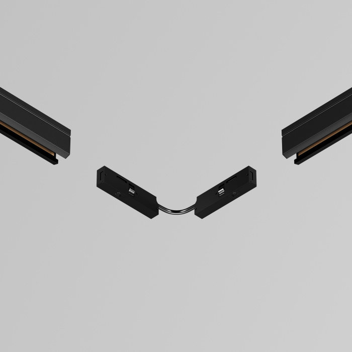 Коннектор питания угловой с проводом 6см Levity Maytoni TRA184CPC-1B-7.5