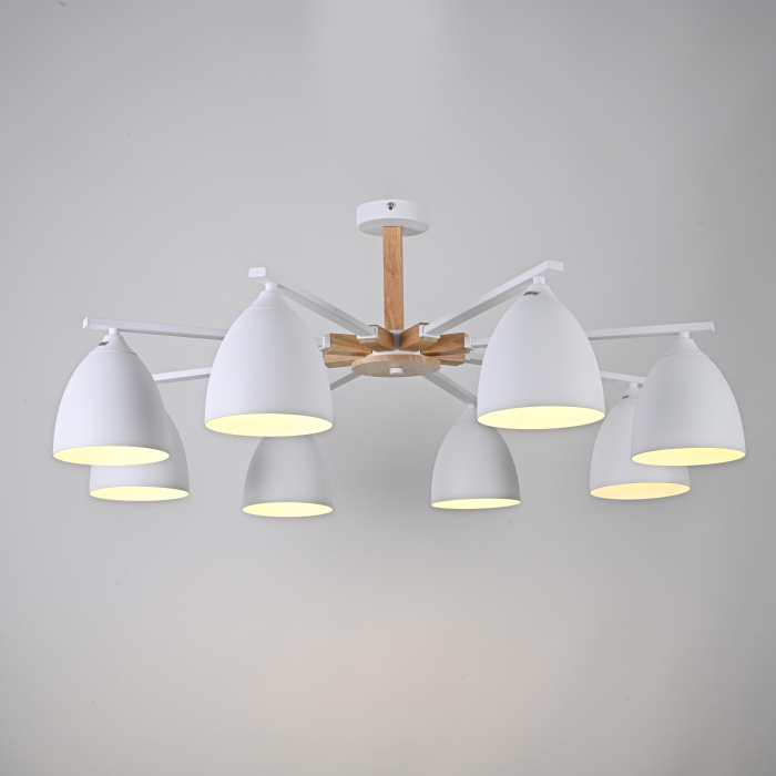 Люстра на штанге NOA 8 White ImperiumLoft 183470-26