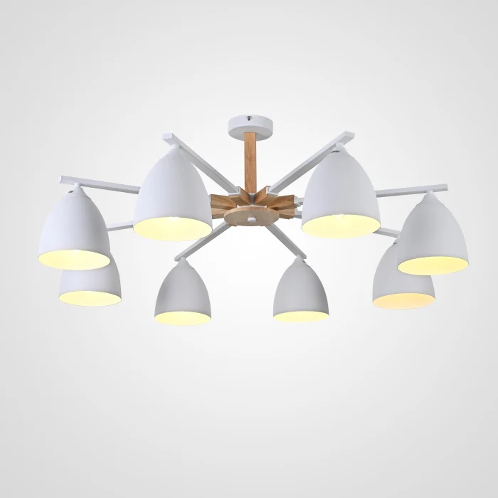 Люстра на штанге NOA 8 White ImperiumLoft 183470-26