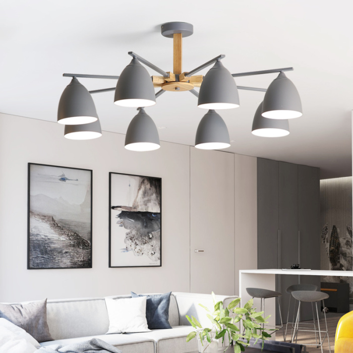 Люстра на штанге NOA 8 White ImperiumLoft 183470-26