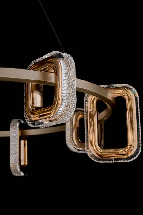 Подвесная люстра Leon Theona LE7701/8 Grey/Gold