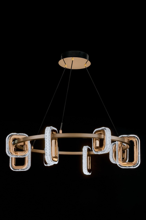 Подвесной светильник Leon Theona LE7701/8 Grey/Gold