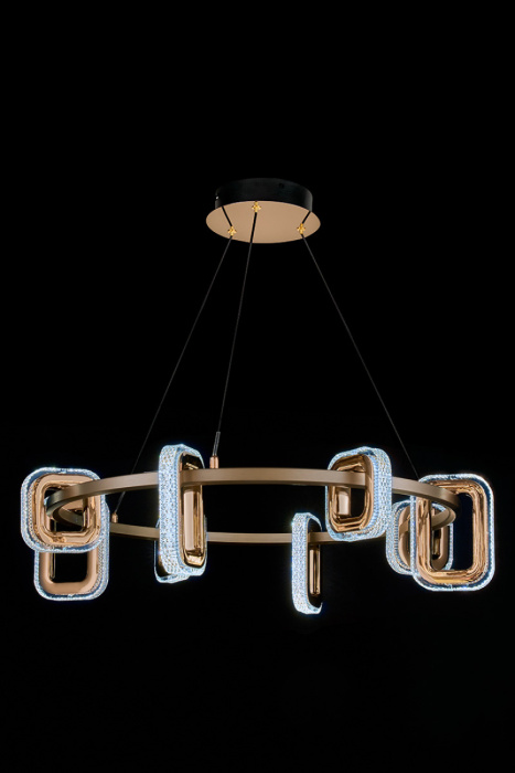 Подвесной светильник Leon Theona LE7701/8 Grey/Gold