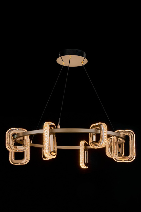 Подвесной светильник Leon Theona LE7701/8 Grey/Gold