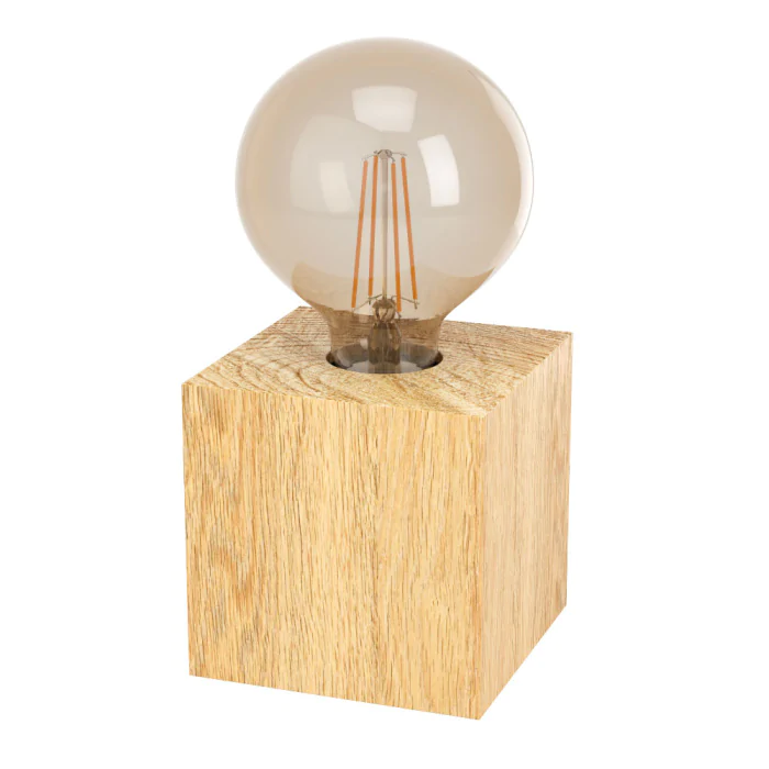 Настольная лампа PRESTWICK 2, 1Х40W, E27, L95, B95, H95, дерево, коричневый EGLO 43733