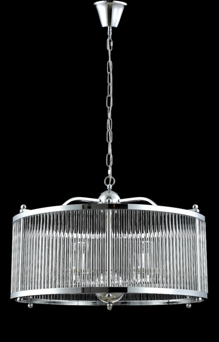 Люстра Crystal Lux TADEO SP6 D600 CHROME/TRANSPARENTE