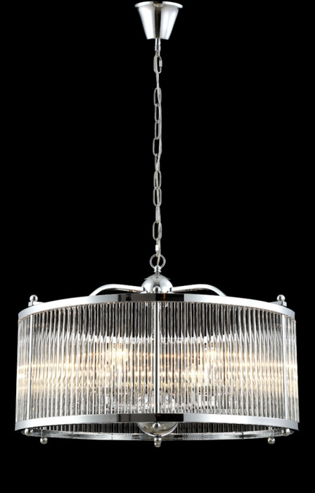 Люстра Crystal Lux TADEO SP6 D600 CHROME/TRANSPARENTE