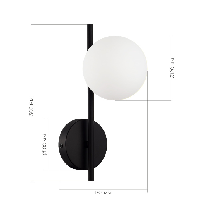 Настенный светильник evoluce ENKEL SLE1193-401-01