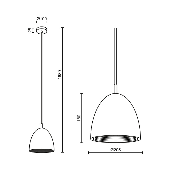 Подвесной светильник Ledron 2601C