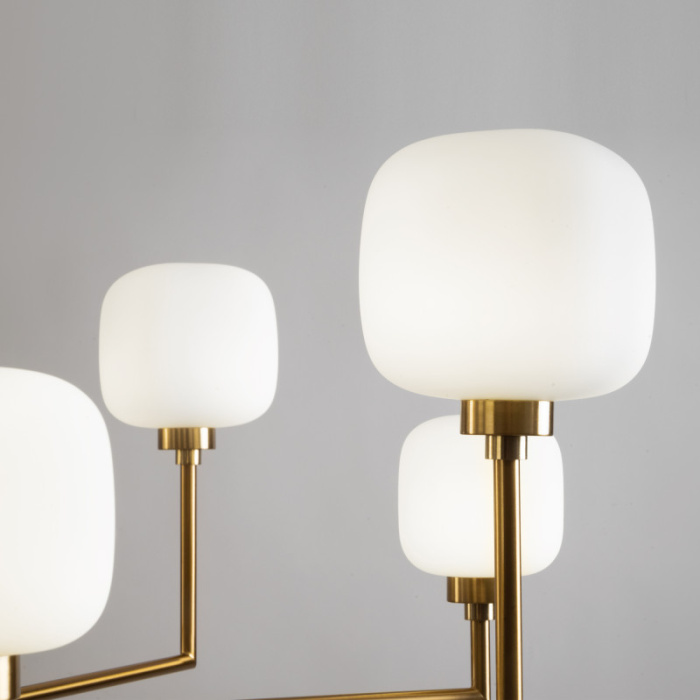 Люстра на штанге Freya Tender FR5373CL-08BS