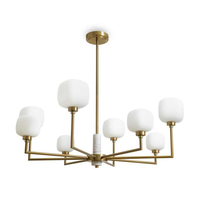 Люстра на штанге Freya Tender FR5373CL-08BS