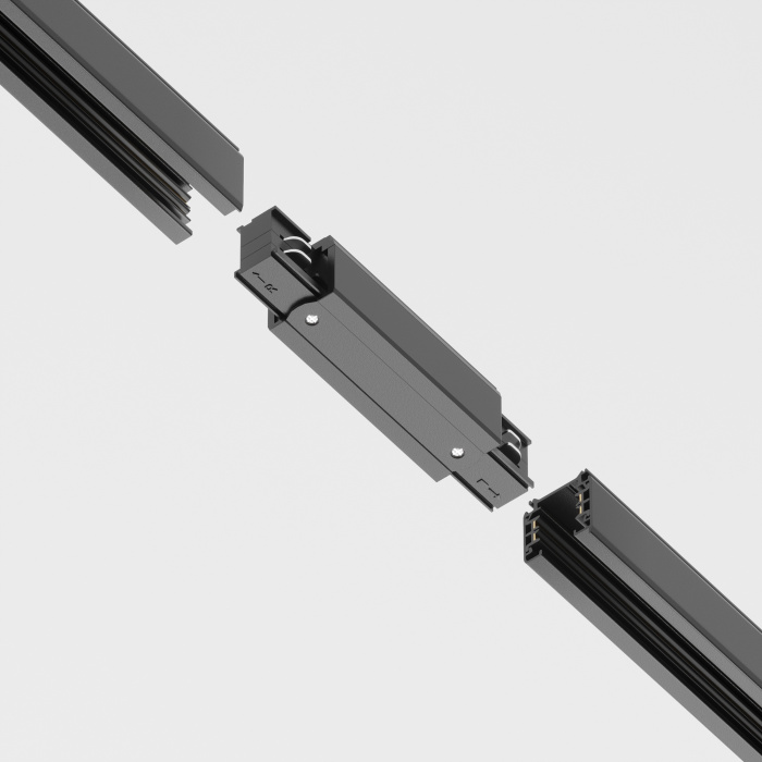 Коннектор прямой Trinity черный Maytoni TRA005C-31B