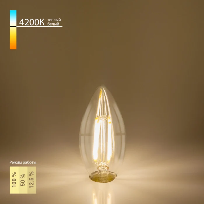 Филаментная светодиодная лампа Elektrostandard Dimmable f 4690389050701