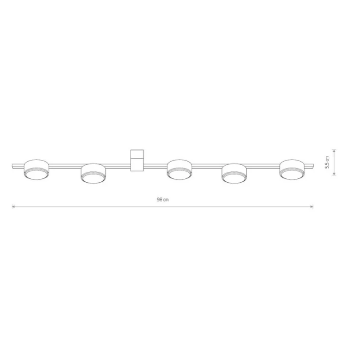 Потолочный cветильник Nowodvorski Pills Black 8265