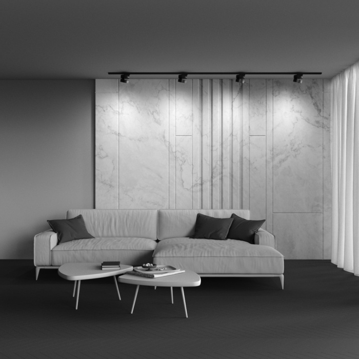 Трековый светильник Maytoni ONDA TR007-1-18W3K-B4K