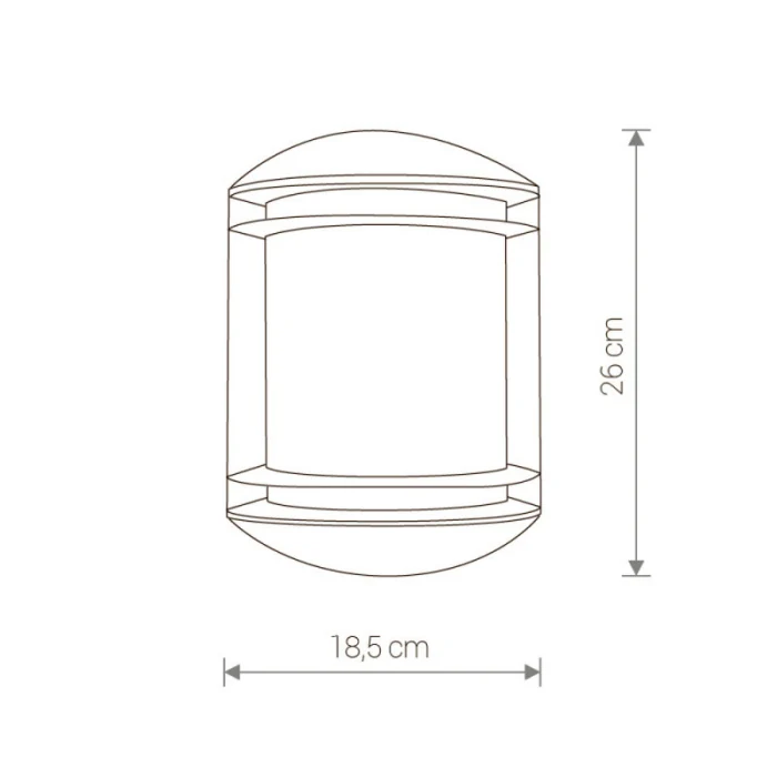 Уличный настенный светильник Nowodvorski Quartz 3411
