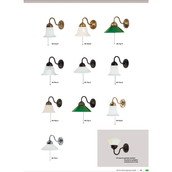 Бра Berliner Messinglampen A8-01opB