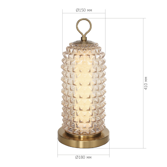 Прикроватная лампа ST-Luce латунь/Шампань LED 1*12W 4000K SL6144.304.01