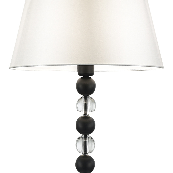 Светильник напольный ST-Luce черный/белый E27 1*40W SL2003.405.01