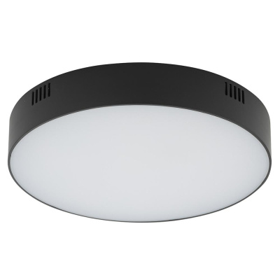 Потолочный cветильник Nowodvorski Lid Round Led Black 10408
