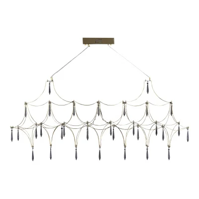 Светильник подвесной ST-Luce Золотистый/Прозрачный LED 1*17W 4000K SL6603.203.17