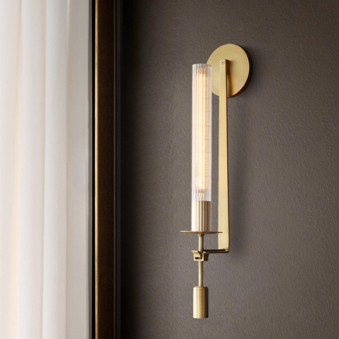 Бра Delight Collection Wall lamp MT8615-1W antique brass