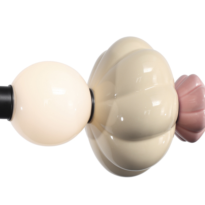 Светильник подвесной ST-Luce черный/зеленый, розовый, желтый,Синий, опаловый LED 1*24 SL6134.443.01