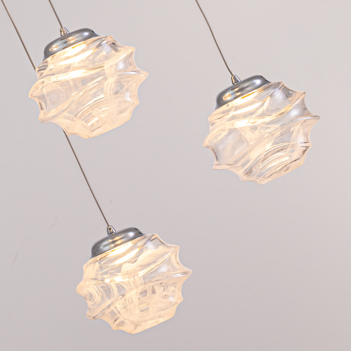 Подвесной светильник Delight Collection MD25030003 MD25030003-5A chrome/clear